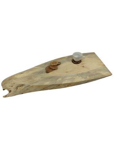 Blat Na Stolik ❍ Okorowany Plaster Drewna ❍ Dł 112 cm  UNIKAT 150822