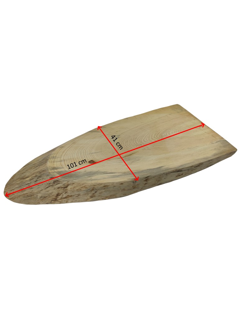 Holzplatten - Blat Na Stolik ❍ Okorowany Plaster Drewna ❍ Dł 101 cm  UNIKAT 154242 - product MODO24.PL 2