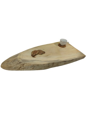 Blat Na Stolik ❍ Okorowany Plaster Drewna ❍ Dł 101 cm  UNIKAT 154242