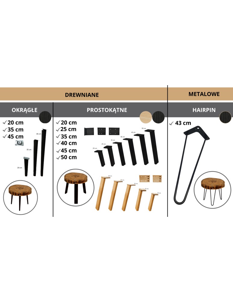 Blaty Drewniane - Blat Na Stolik ❍ Okorowany Plaster Drewna ❍ Dł 102 cm  UNIKAT 154733 - product MODO24.PL 9