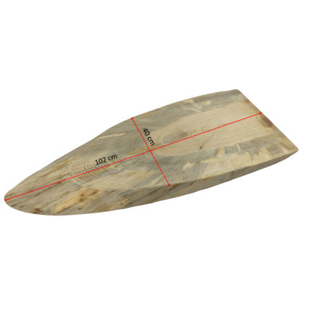 Blat Na Stolik ❍ Okorowany Plaster Drewna ❍ Dł 102 cm  UNIKAT 154733