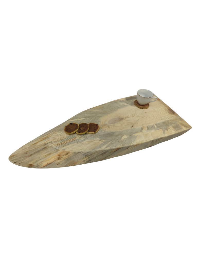Blaty Drewniane - Blat Na Stolik ❍ Okorowany Plaster Drewna ❍ Dł 102 cm  UNIKAT 154733 - produkt MODO24.PL 1