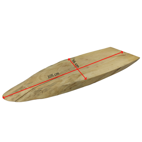 Blat Na Stolik ❍ Okorowany Plaster Drewna ❍ Dł 105 cm  UNIKAT 160006