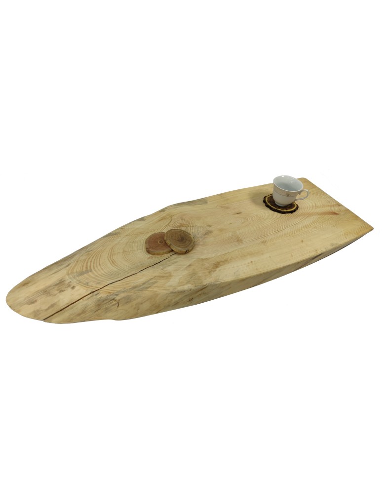 Blaty Drewniane - Blat Na Stolik ❍ Okorowany Plaster Drewna ❍ Dł 105 cm  UNIKAT 160006 - product MODO24.PL 1