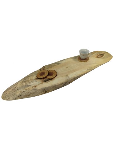 Blat Na Stolik ❍ Okorowany Plaster Drewna ❍ Dł 106 cm  UNIKAT 160311