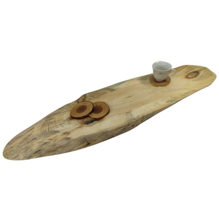 Blat Na Stolik ❍ Okorowany Plaster Drewna ❍ Dł 106 cm  UNIKAT 160311