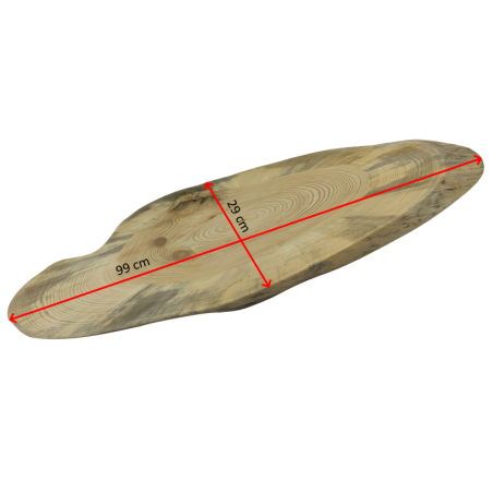 Blat Na Stolik ❍ Okorowany Plaster Drewna ❍ Dł 99 cm  UNIKAT 161419