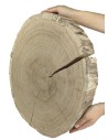 Duży Plaster Drewna - fi 40-45 cm - Dąb, gr 5,0 cm