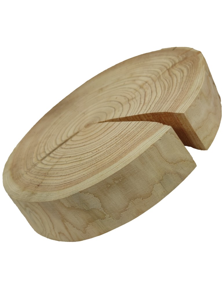 Plastry Okrągłe - Plaster drewna - fi 30-35 cm - Modrzew, gr 5,0 cm - product MODO24.PL 2