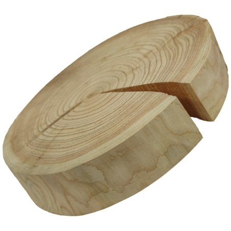 Plaster drewna - fi 30-35 cm - Modrzew, gr 5,0 cm