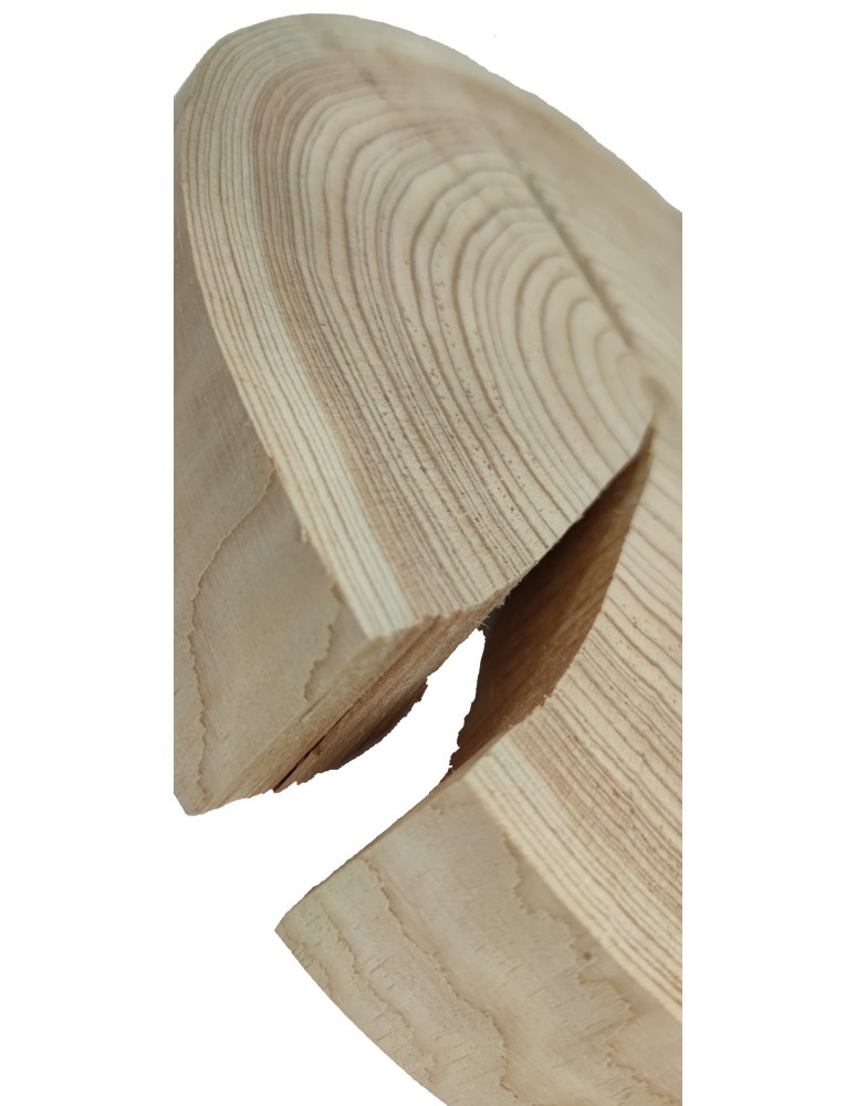 Plastry Okrągłe - Plaster drewna - fi 30-35 cm - Modrzew, gr 5,0 cm - product MODO24.PL 3