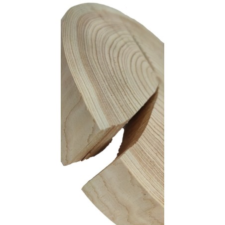 Plaster drewna - fi 30-35 cm - Modrzew, gr 5,0 cm