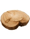Plaster drewna - fi 25-30 cm - Modrzew, gr 3,0 cm 132258