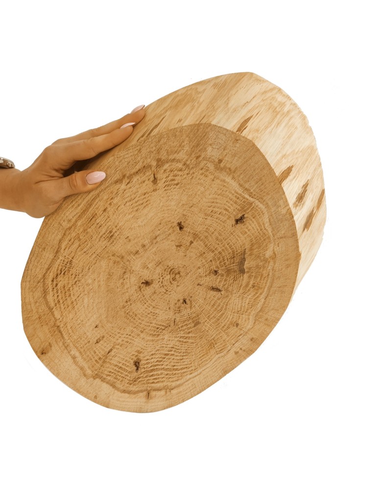 Drewniane tace, patery - Taca Drewniana Ozdobna ✦ Naturalny Dąb ✦ dł  40-45 cm - produkt MODO24.PL 1