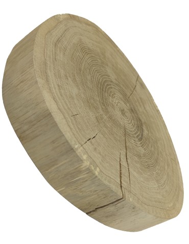 Plaster drewna bez kory - fi 30-35 cm - Dąb, gr 6,0 cm - product 2