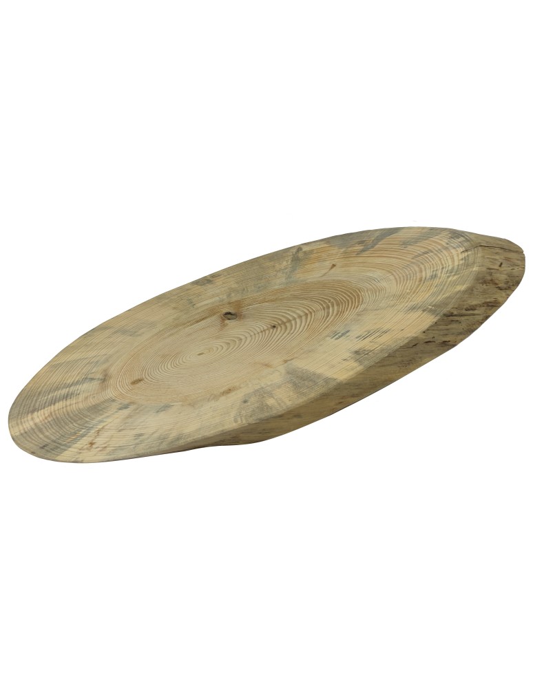 Blaty Drewniane - Blat Na Stolik ❍ Okorowany Plaster Drewna ❍ Dł 80 cm  UNIKAT 141810 - product MODO24.PL 2