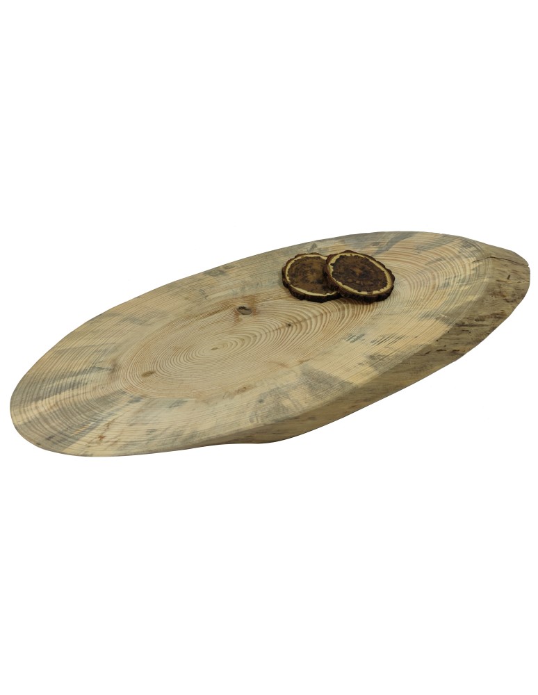 Blaty Drewniane - Blat Na Stolik ❍ Okorowany Plaster Drewna ❍ Dł 80 cm  UNIKAT 141810 - produkt MODO24.PL 1