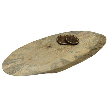 Blat Na Stolik ❍ Okorowany Plaster Drewna ❍ Dł 80 cm  UNIKAT 141810