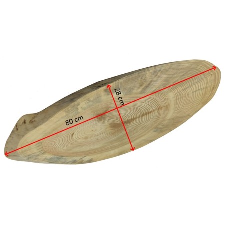 Blat Na Stolik ❍ Okorowany Plaster Drewna ❍ Dł 80 cm  UNIKAT 141810