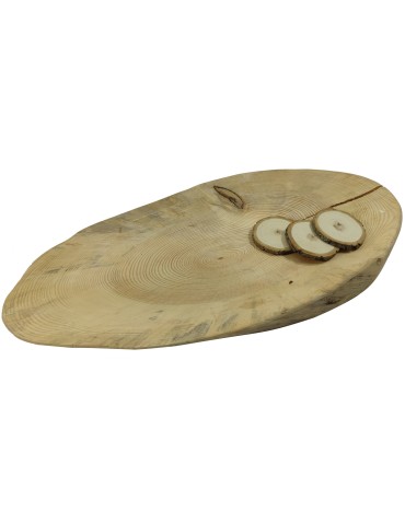 Blat Na Stolik ❍ Okorowany Plaster Drewna ❍ Dł 70 cm  UNIKAT 142302