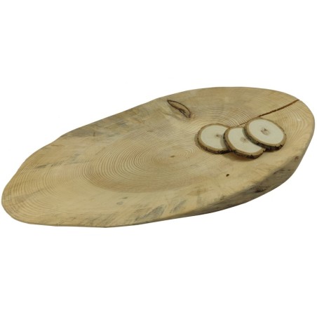 Blat Na Stolik ❍ Okorowany Plaster Drewna ❍ Dł 70 cm  UNIKAT 142302