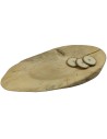 Blat Na Stolik ❍ Okorowany Plaster Drewna ❍ Dł 70 cm  UNIKAT 142302