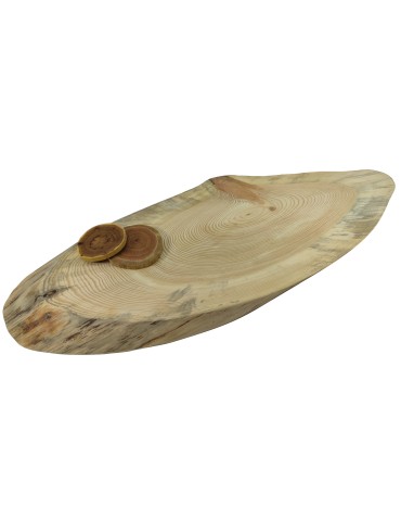 Blat Na Stolik ❍ Okorowany Plaster Drewna ❍ Dł 77 cm  UNIKAT 143248