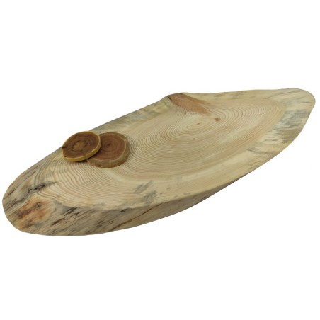 Blat Na Stolik ❍ Okorowany Plaster Drewna ❍ Dł 77 cm  UNIKAT 143248