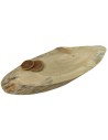 Blat Na Stolik ❍ Okorowany Plaster Drewna ❍ Dł 77 cm  UNIKAT 143248