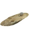 Blat Na Stolik ❍ Okorowany Plaster Drewna ❍ Dł 92 cm  UNIKAT 143640