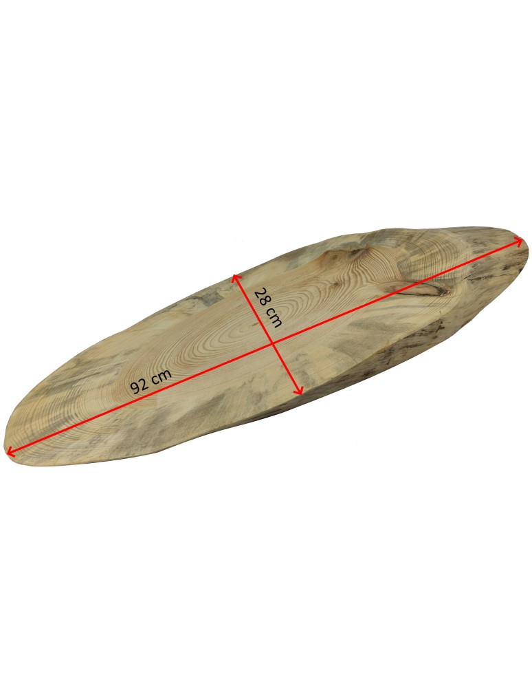 Blaty Drewniane - Blat Na Stolik ❍ Okorowany Plaster Drewna ❍ Dł 92 cm  UNIKAT 143640 - product MODO24.PL 2