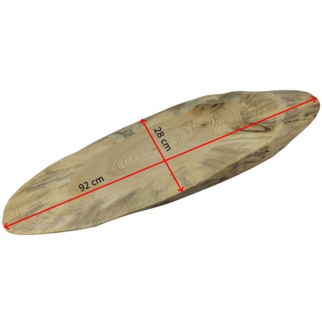 Blat Na Stolik ❍ Okorowany Plaster Drewna ❍ Dł 92 cm  UNIKAT 143640