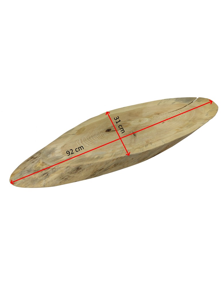 Blaty Drewniane - Blat Na Stolik ❍ Okorowany Plaster Drewna ❍ Dł 92 cm  UNIKAT 145004 - product MODO24.PL 2