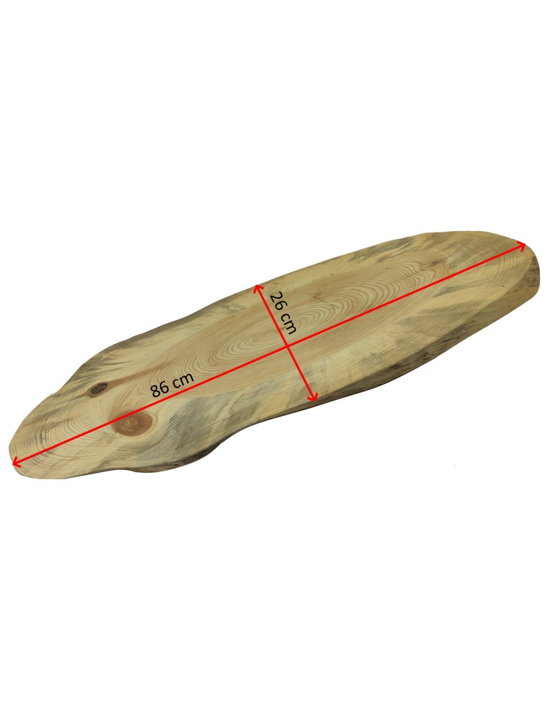 Blaty Drewniane - Blat Na Stolik ❍ Okorowany Plaster Drewna ❍ Dł 86 cm  UNIKAT 160029 - product MODO24.PL 2