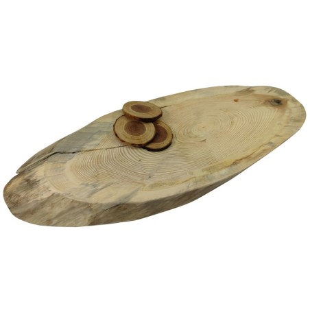 Blat Na Stolik ❍ Okorowany Plaster Drewna ❍ Dł 85 cm  UNIKAT 160303