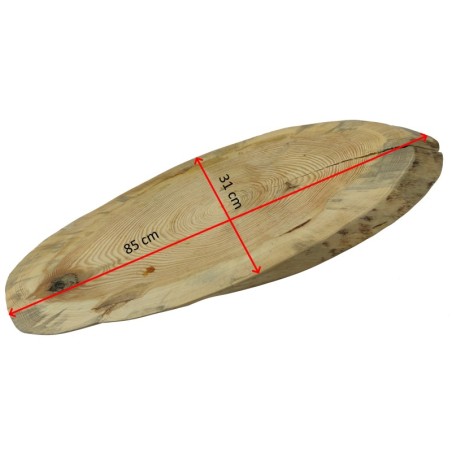 Blat Na Stolik ❍ Okorowany Plaster Drewna ❍ Dł 85 cm  UNIKAT 160303