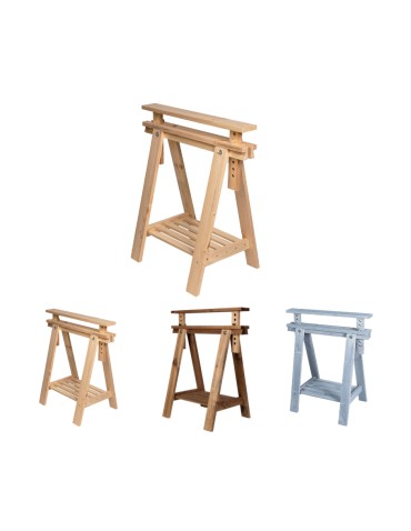 Regulowany Koziołek Warsztatowy Z Drewna Sosnowego - 1 sztuka