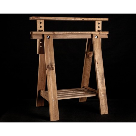 Regulowany Koziołek Warsztatowy W Kolorze Brązowym - 1 sztuka