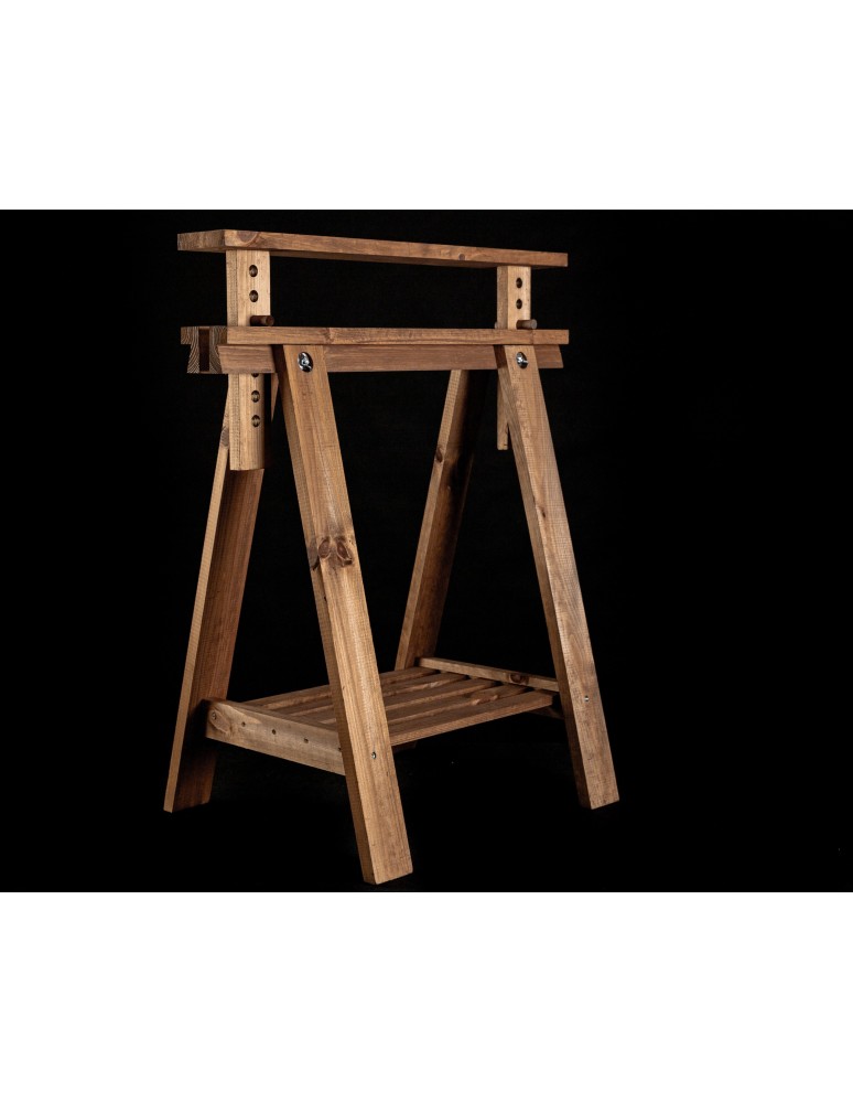 Koziołki Warsztatowe - Regulowany Koziołek Warsztatowy W Kolorze Brązowym - 1 sztuka - product MODO24.PL 11