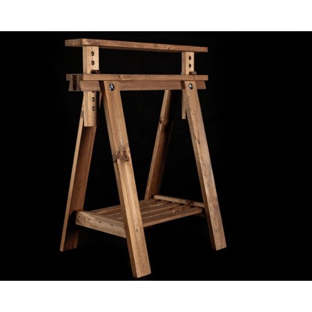 Regulowany Koziołek Warsztatowy W Kolorze Brązowym - 1 sztuka