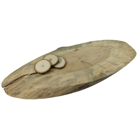 Blat Na Stolik ❍ Okorowany Plaster Drewna ❍ Dł 85 cm  UNIKAT 160922