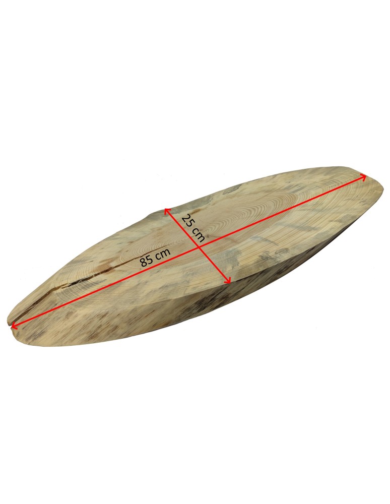 Blaty Drewniane - Blat Na Stolik ❍ Okorowany Plaster Drewna ❍ Dł 85 cm  UNIKAT 160922 - product MODO24.PL 3