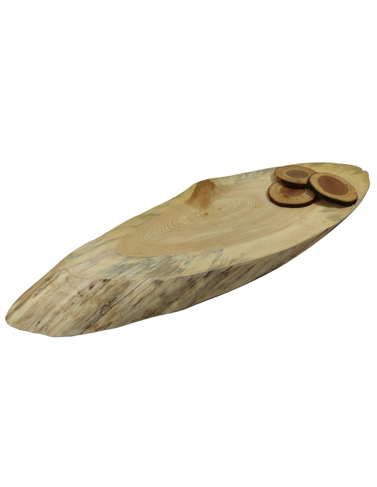 Blaty Drewniane - Blat Na Stolik ❍ Okorowany Plaster Drewna ❍ Dł 80-85cm  UNIKAT 095102 - produkt MODO24.PL 1
