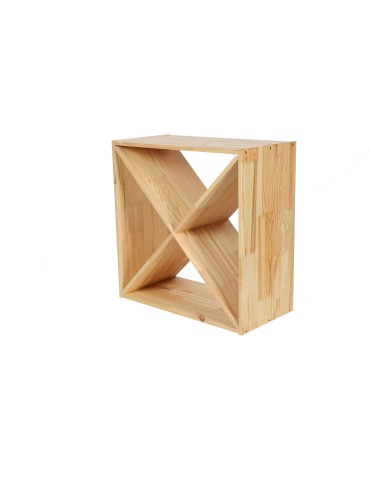 Seria RW-61 - Segmentowy Regał na Alkohole (Półki X1) – RW61  Naturalne Drewno - product 3