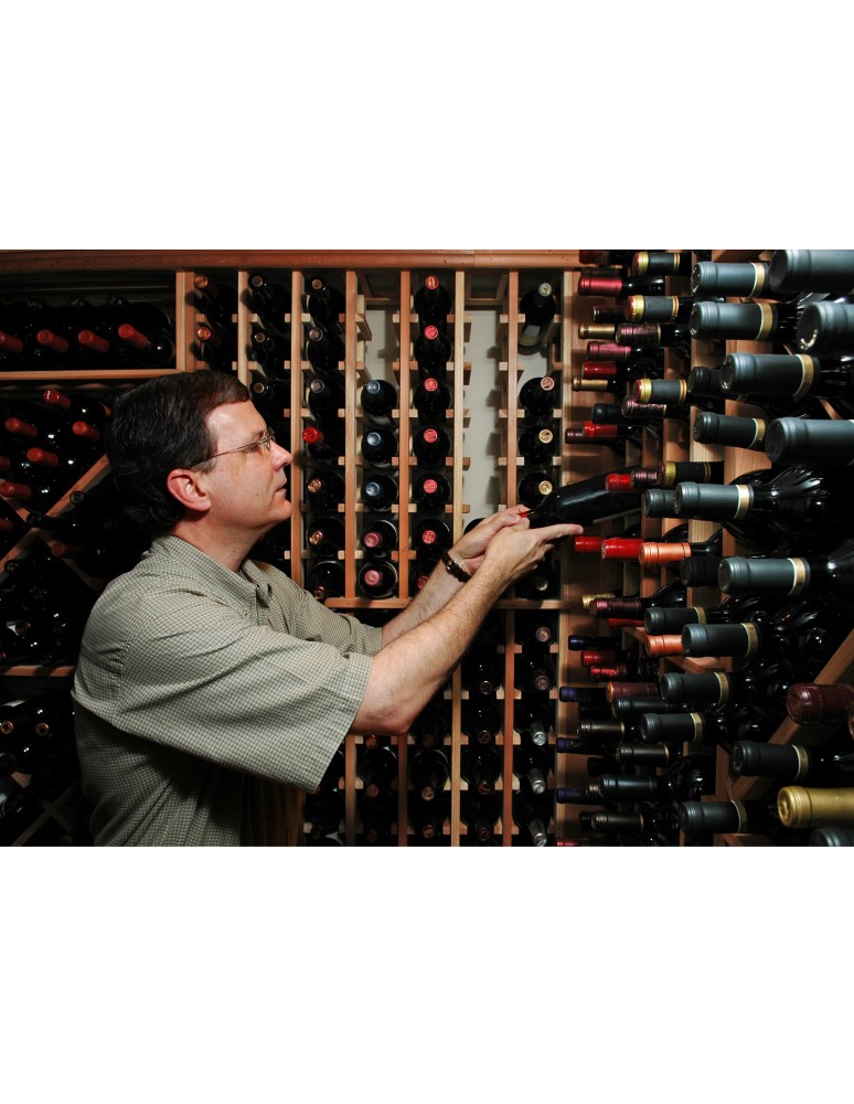 Seria RW-61 - Segmentowy Regał na Alkohole (Półki X1) – RW61  Naturalne Drewno - product MODO24.PL 16