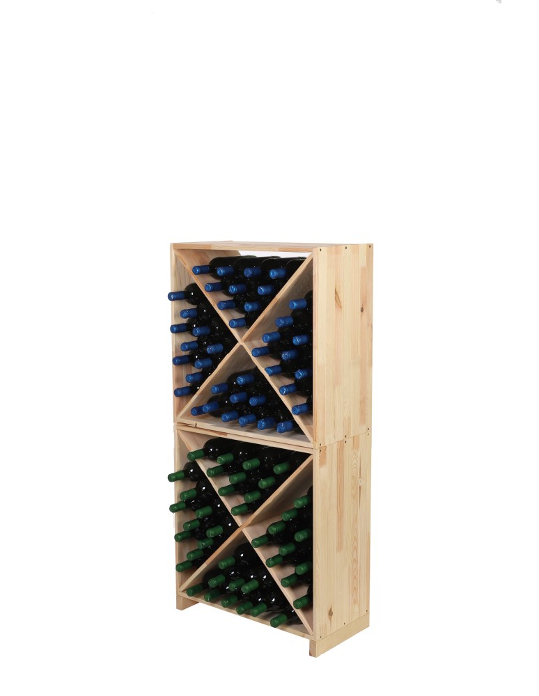 Seria RW-61 - Segmentowy Regał na Alkohole (Półki X1) – RW61  Naturalne Drewno - product MODO24.PL 19