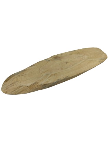 Blat Na Stolik ❍ Okorowany Plaster Drewna ❍ Dł 123 cm  UNIKAT 122458