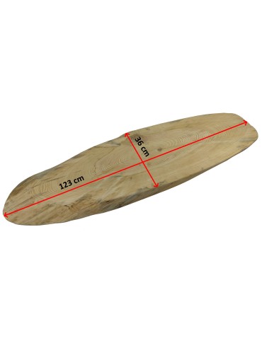 Blat Na Stolik ❍ Okorowany Plaster Drewna ❍ Dł 123 cm  UNIKAT 122458 - product 2