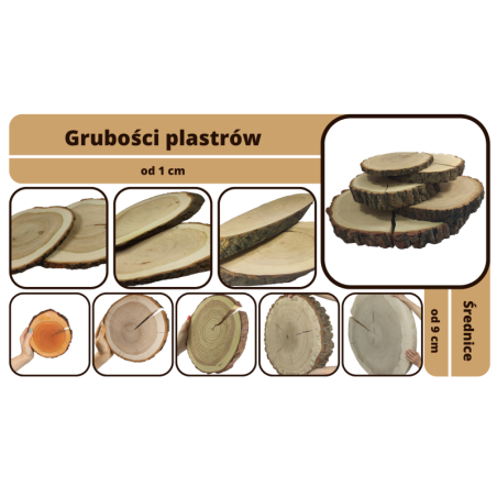 Blat Na Stolik ❍ Okorowany Plaster Drewna ❍ Dł 123 cm  UNIKAT 122849