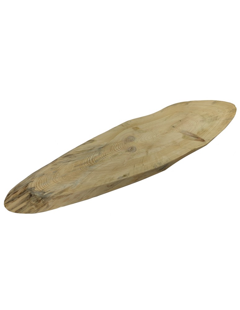 Blaty Drewniane - Blat Na Stolik ❍ Okorowany Plaster Drewna ❍ Dł 123 cm  UNIKAT 122849 - product MODO24.PL 3